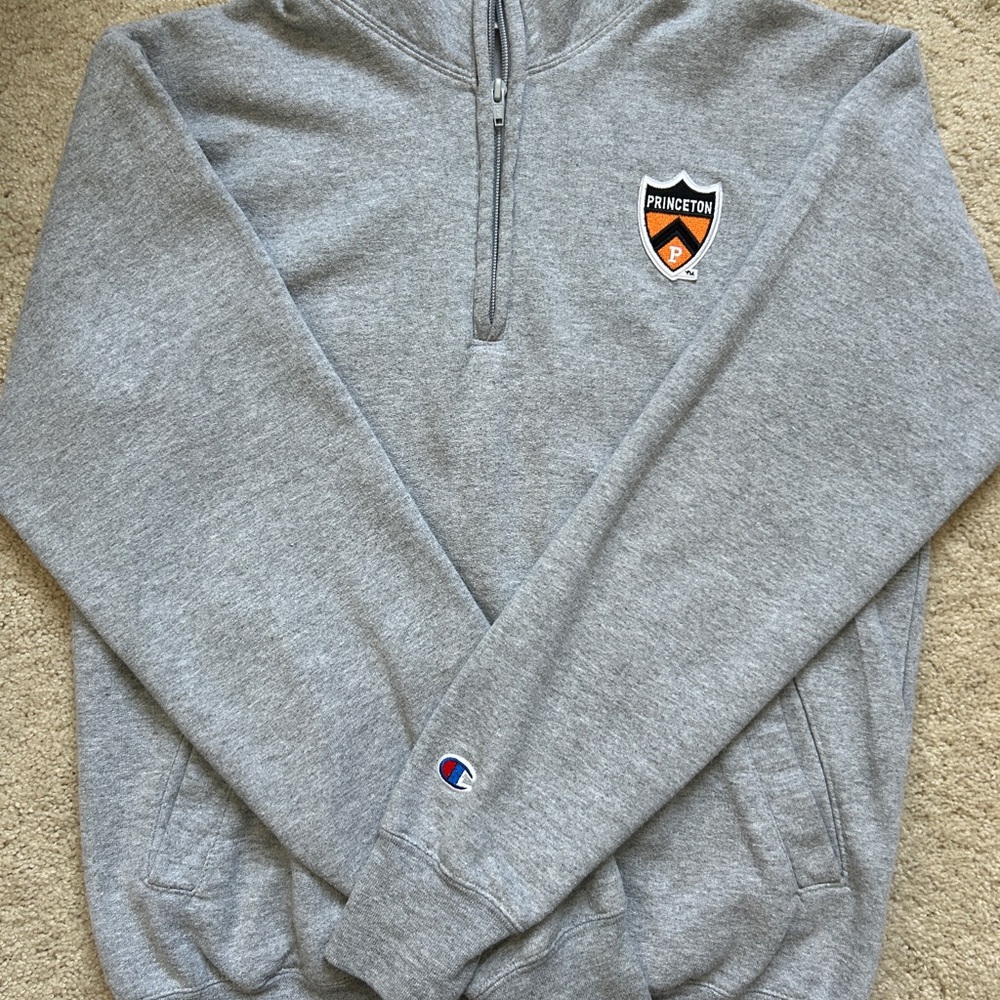 Champion Princeton Gray Pullover Hoodie